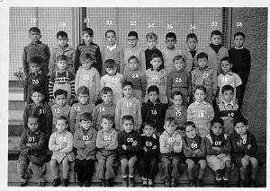 ECOLE MAGNAN GARCONS 1951 CP MELLE REXE